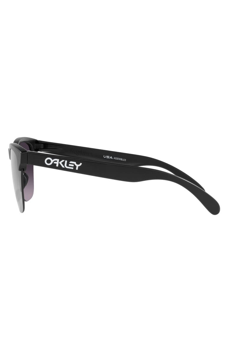 Oakley Frogskins Lite 63mm Oversized Round Sunglasses, Alternate, color, Matte Black