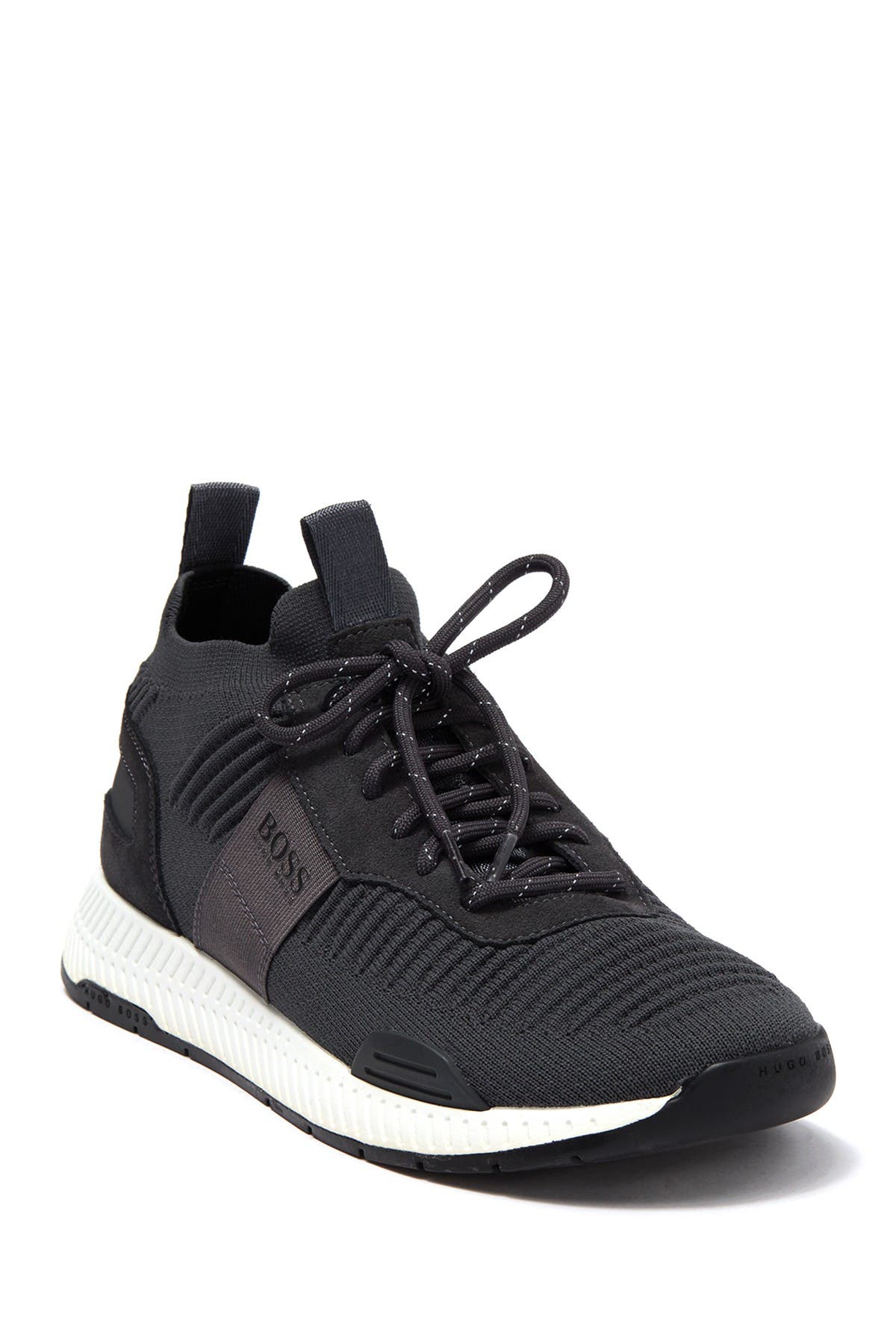 BOSS Titanium Runn Knit Sneaker (Men) | Nordstromrack