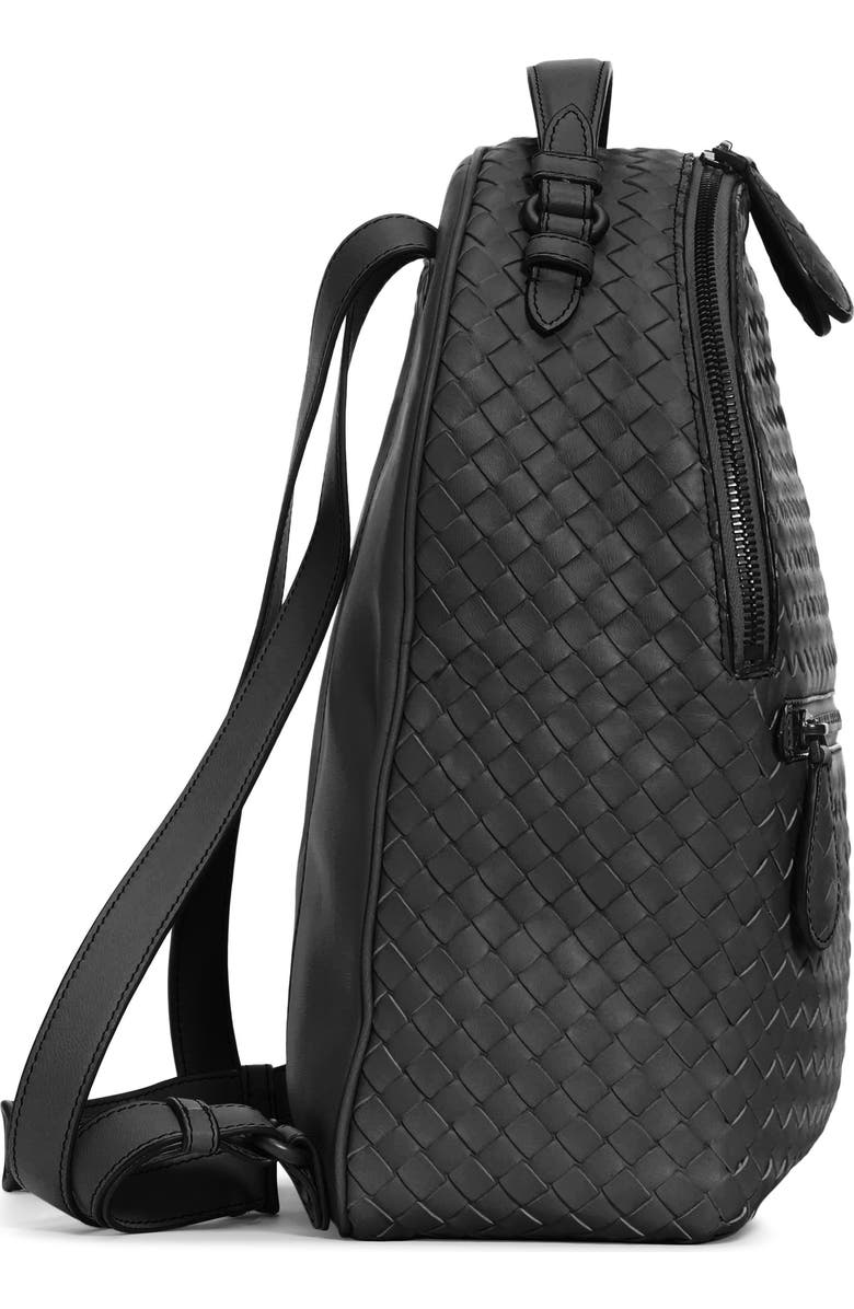 Bottega Veneta Intrecciato Leather Backpack, Alternate, color,