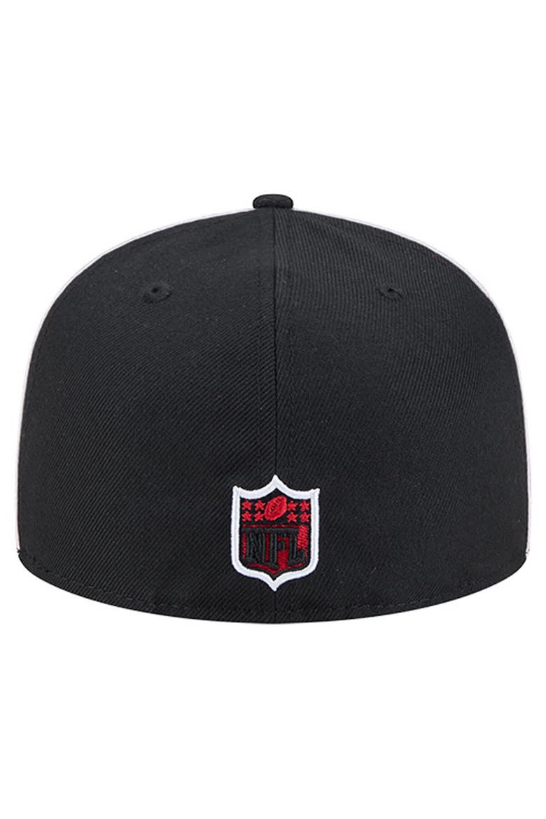 Men's New Era Black Kansas City Chiefs Soutache 59FIFTY Fitted Hat, Alternate, color, Black
