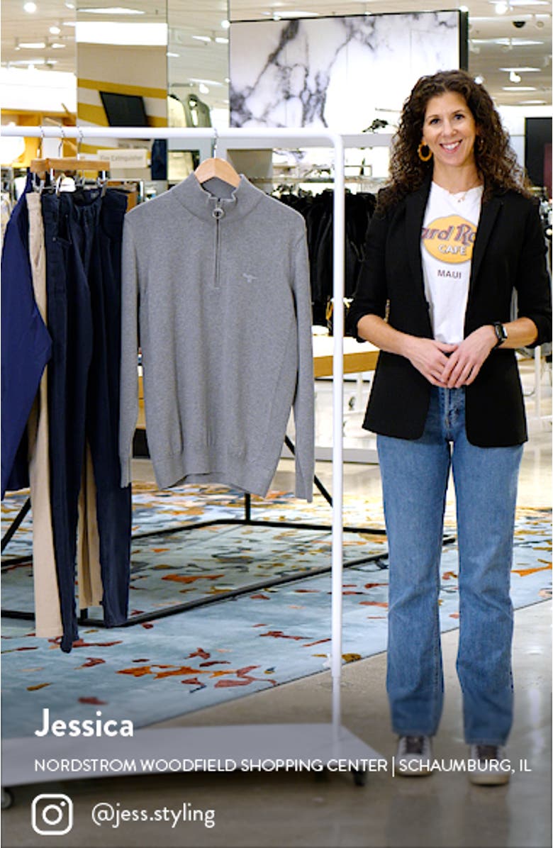 Cotton Half Zip Sweater, sales video thumbnail