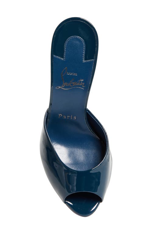 Christian Louboutin Me Dolly Peep Toe Slide Sandal In Multi