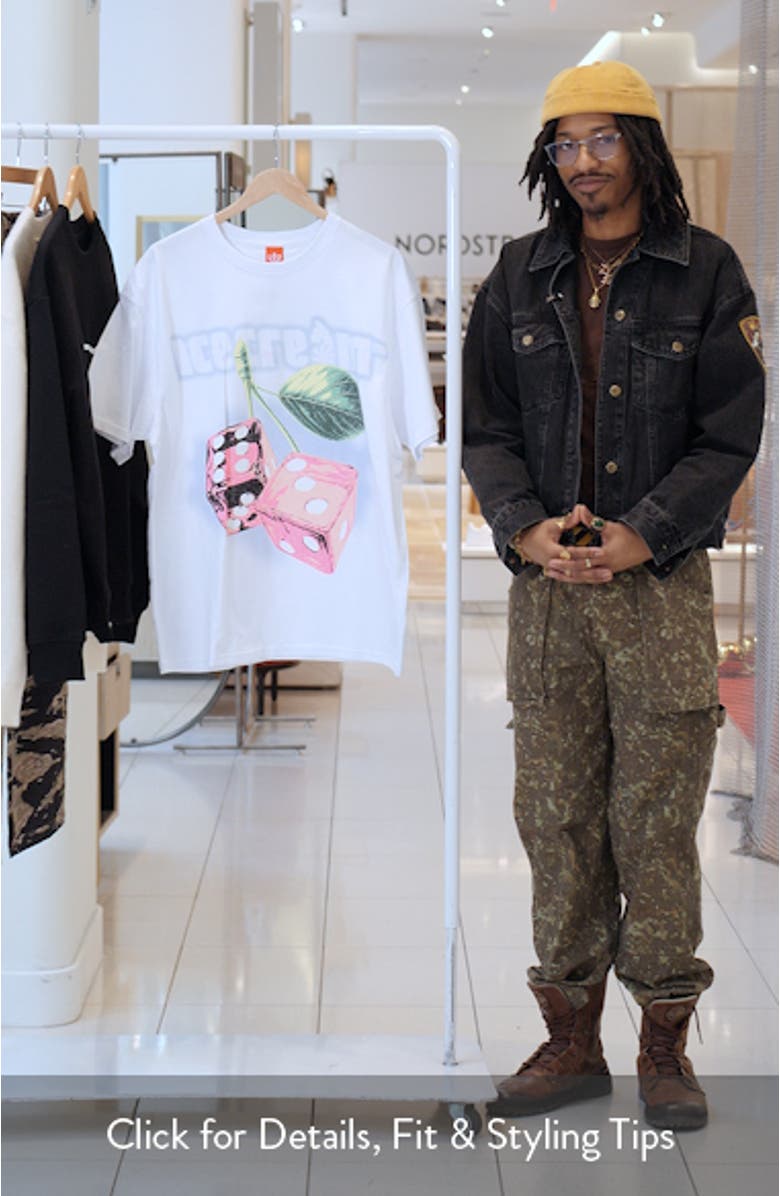 Cherries Cotton Graphic T-Shirt, sales video thumbnail