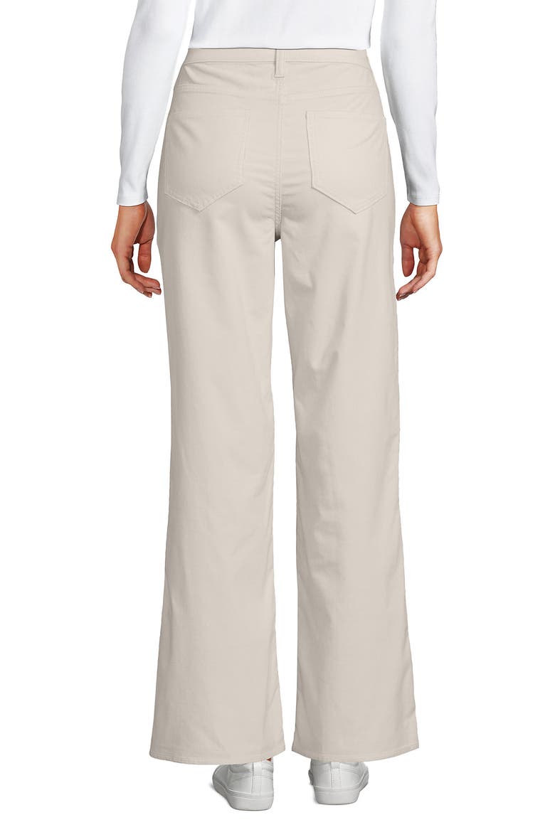 Corduroy High Rise Classic Flare Pants, Alternate, color, Ivory Latte