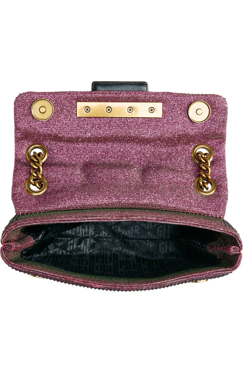 Kurt Geiger London Rhinestone Mini Brixton Plate Shoulder Bag, Alternate, color,