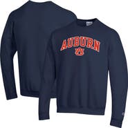 Champion Men's Champion  Navy Auburn Tigers Arch Over Logo Pullover Sweatshirt