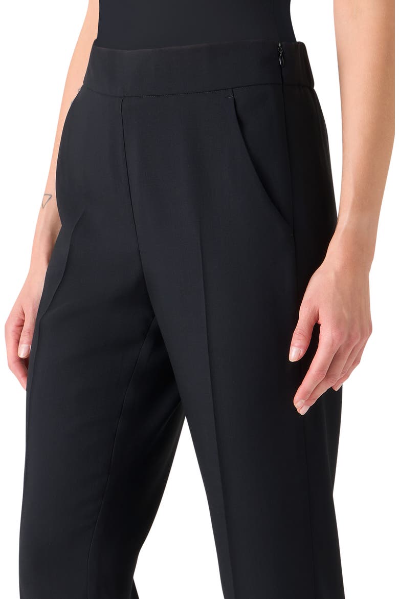 Chris Virgin Wool Blend Tapered Leg Pants, Alternate, color, BLACK