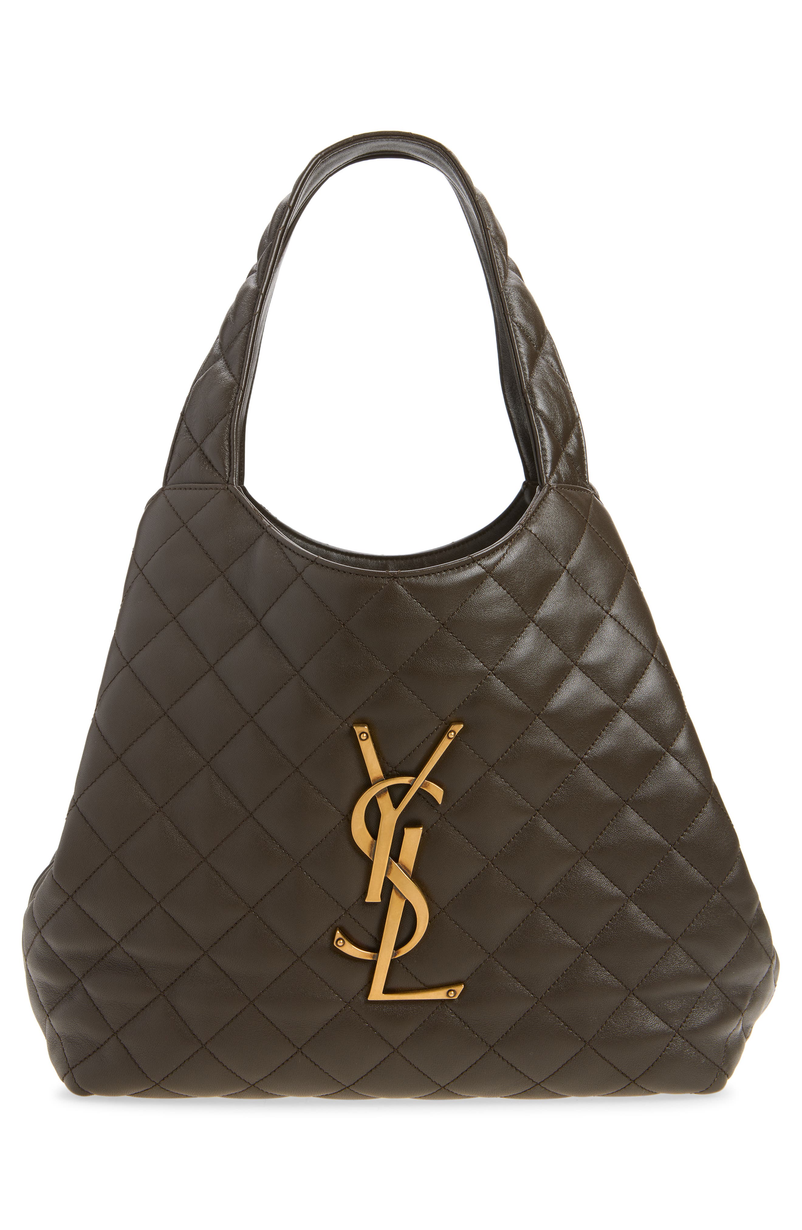 Medium Icare Quilted Shopper, Alternate, color, LIGHT MUSK