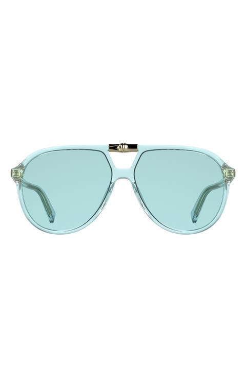 Roseau 58mm Aviator Sunglasses