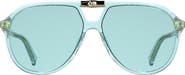 Longchamp Roseau 58mm Aviator Sunglasses