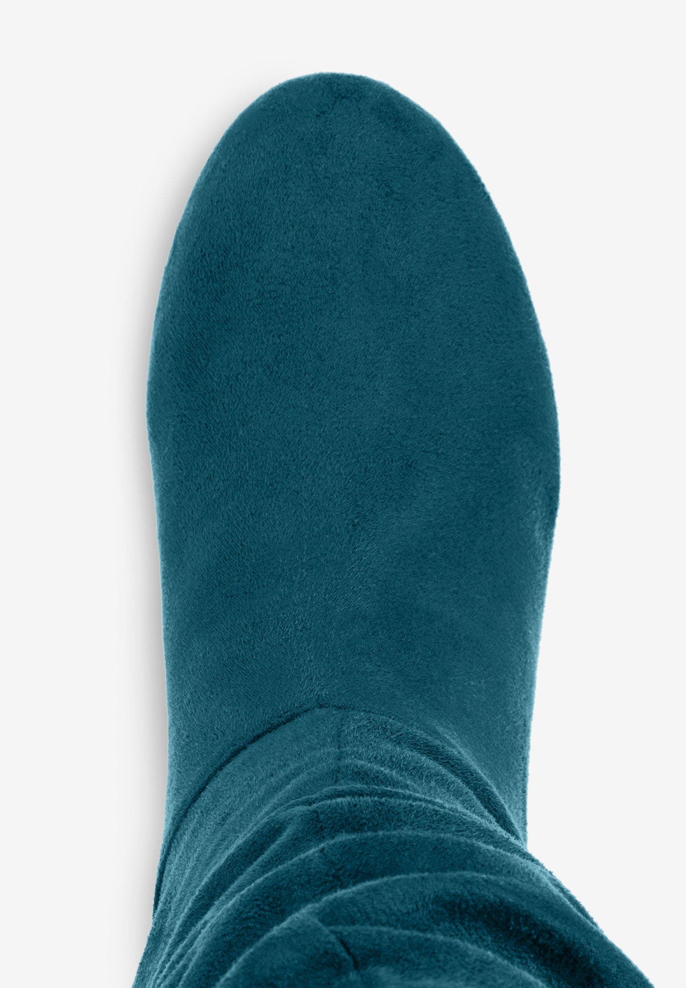 The Tamara Wide Calf Boot, Alternate, color, MIDNIGHT TEAL