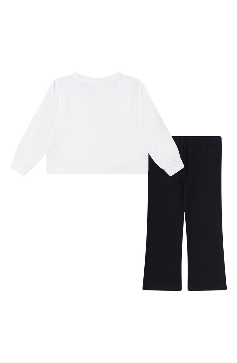 Nike Crewneck T-Shirt & Leggings Set, Alternate, color, Black