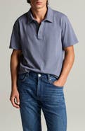 Vince Regular Fit Garment Dyed Cotton Polo