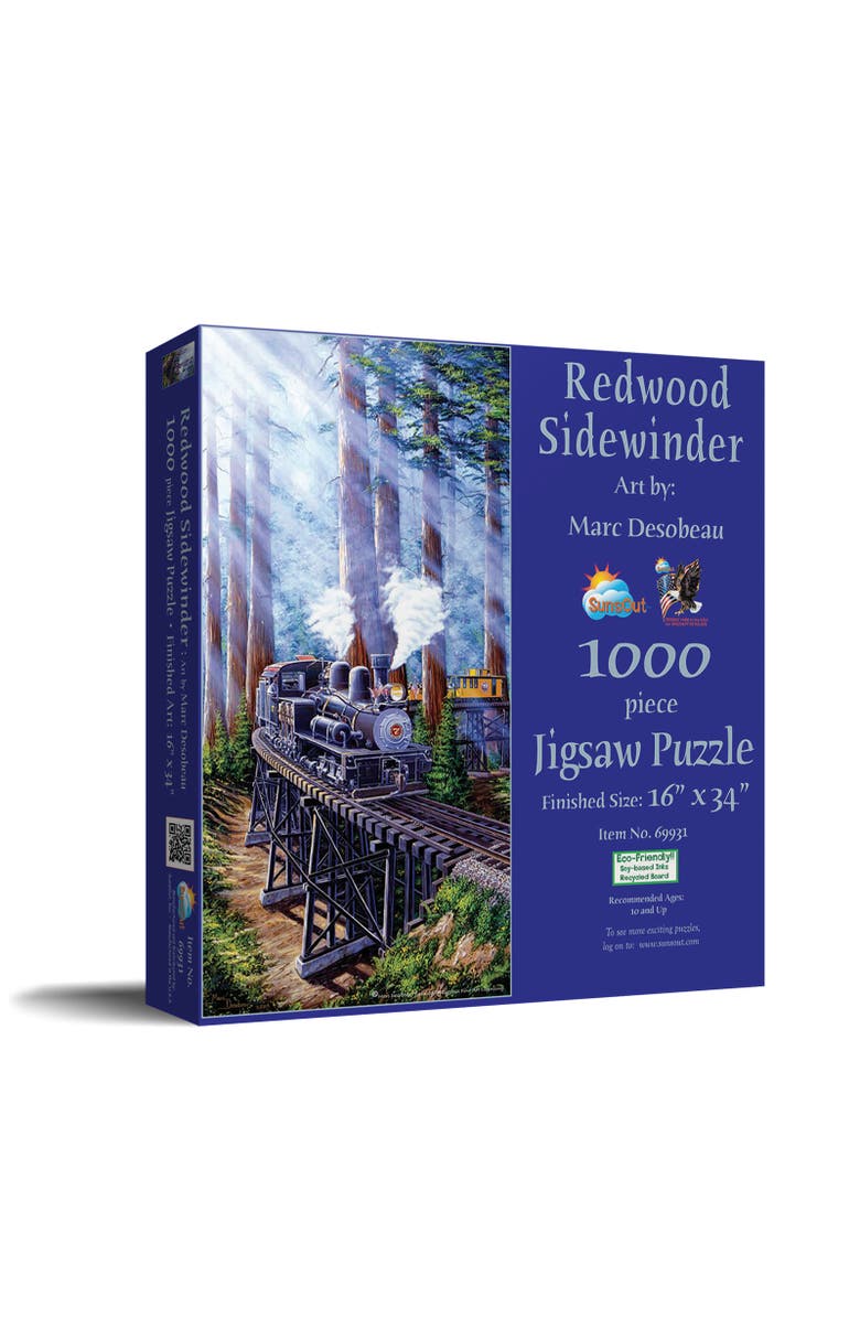 Sunsout Redwood Sidewinder 1000 piece Jigsaw Puzzle for Adults, Main, color, Multicolor
