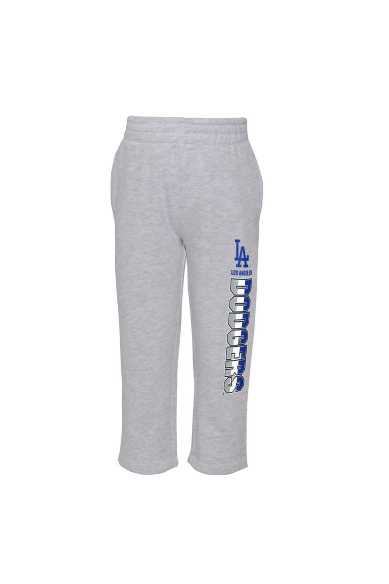 Infant Royal/Heather Gray Los Angeles Dodgers Playmaker Pullover Hoodie & Pants Set, Alternate, color, Royal