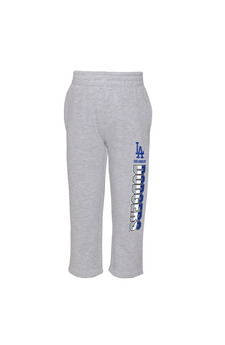 Outerstuff Infant Royal/Heather Gray Los Angeles Dodgers Playmaker Pullover Hoodie & Pants Set, Alternate, color, 