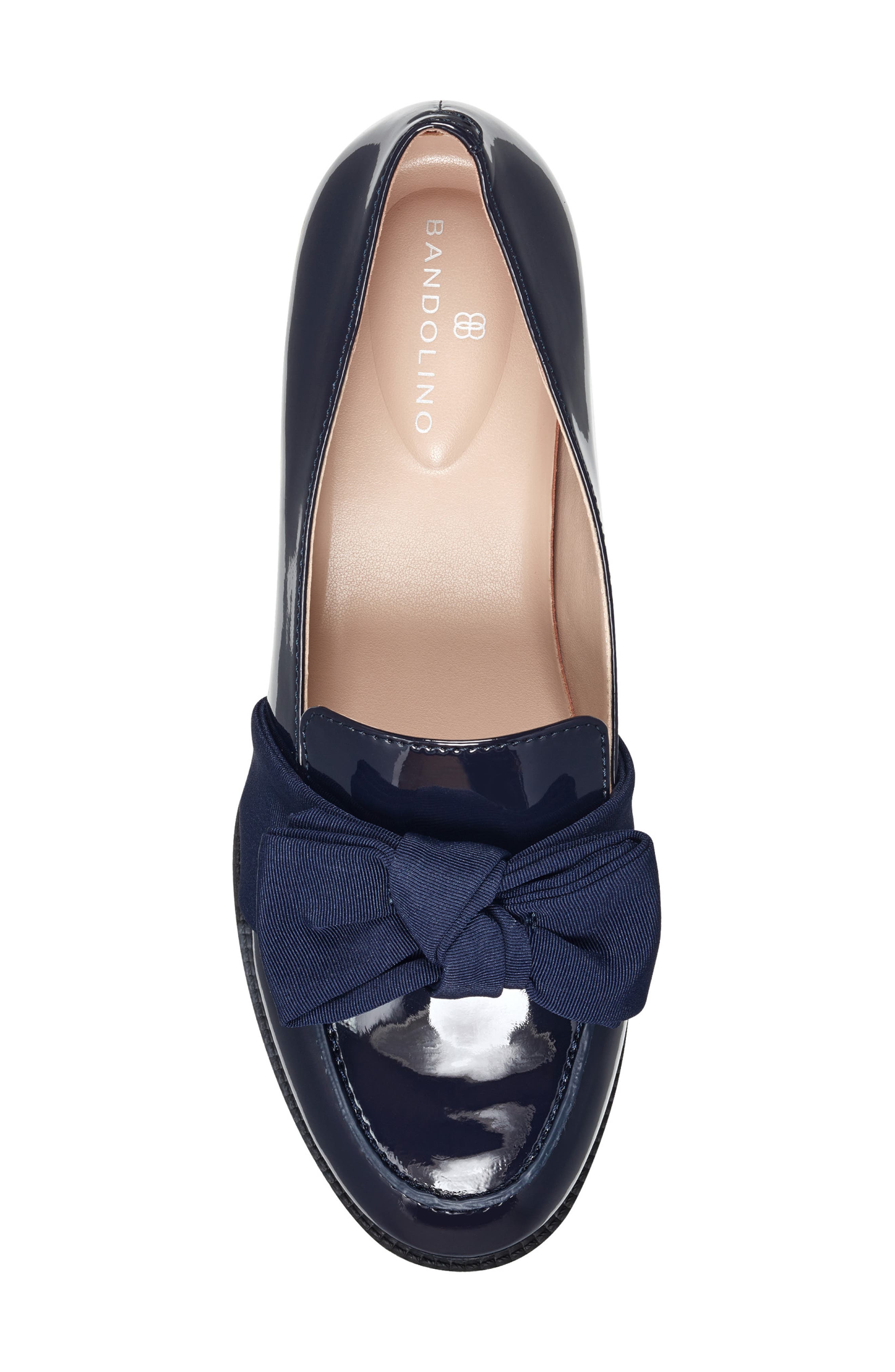 Bandolino Oidnil Bow Loafer, Alternate, color, Dark Blue 400