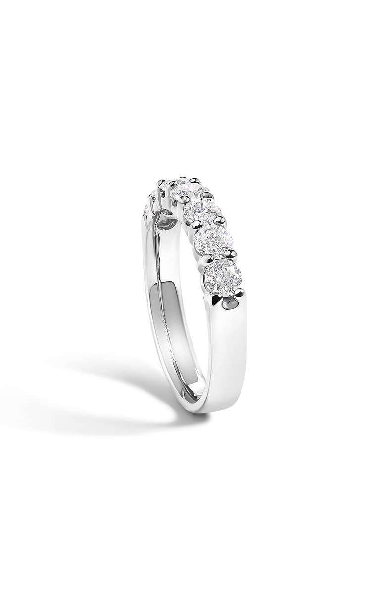 Haus of Brilliance 14K Gold 1.0 Ctw Diamond 7 Stone Band Ring, Alternate, color, White Gold