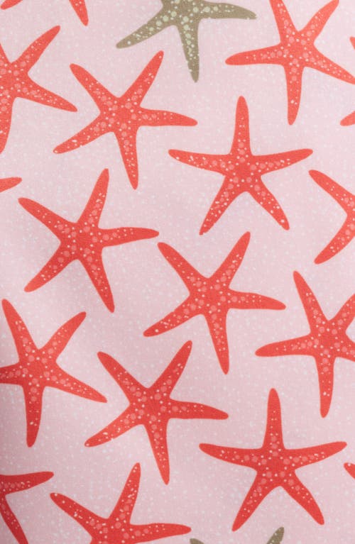 Johnnie-o Seastar Swim Trunks In Porto Pink