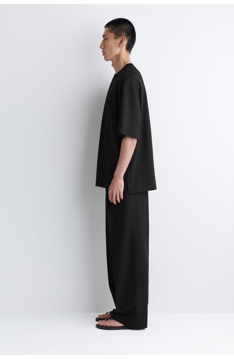 COS Oversized Heavyweight Cotton T-Shirt, Alternate, color, Black