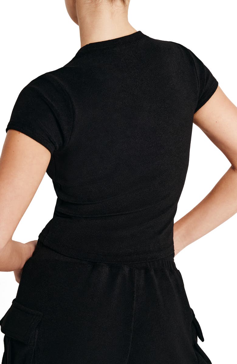 Good American Terry T-Shirt, Alternate, color, 