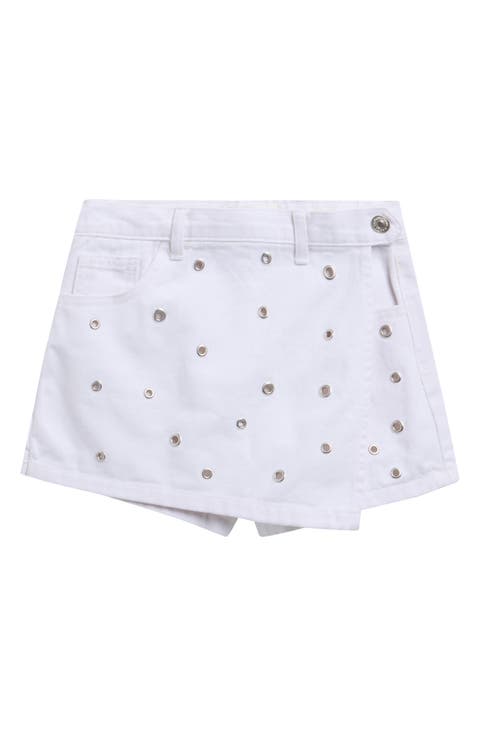 Kids' Studded Denim Skort (Big Kid)