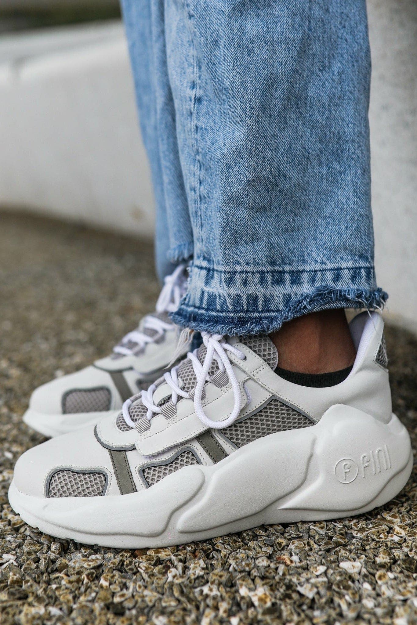 Fini Desiderata V2 White Mocha Sneaker  - Unisex, Alternate, color, White