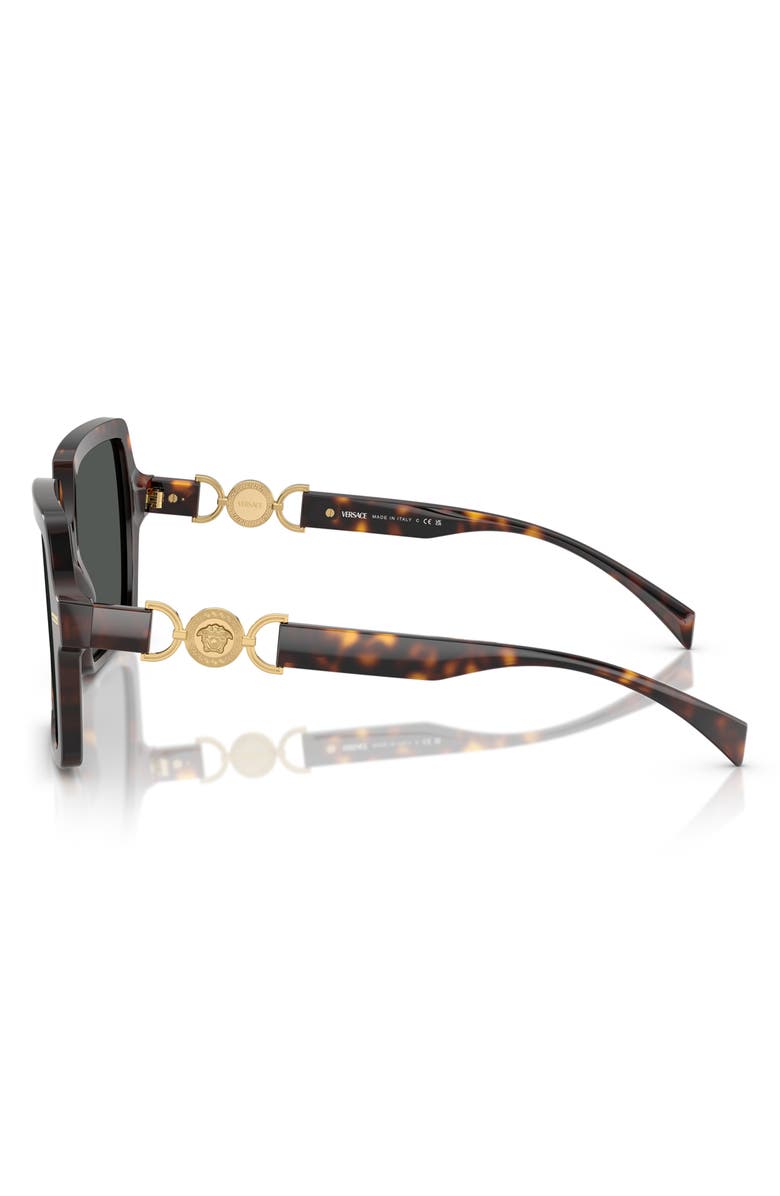 Versace 55mm Square Sunglasses, Alternate, color, 