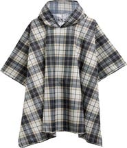 Barbour Portree Showerproof Plaid Poncho