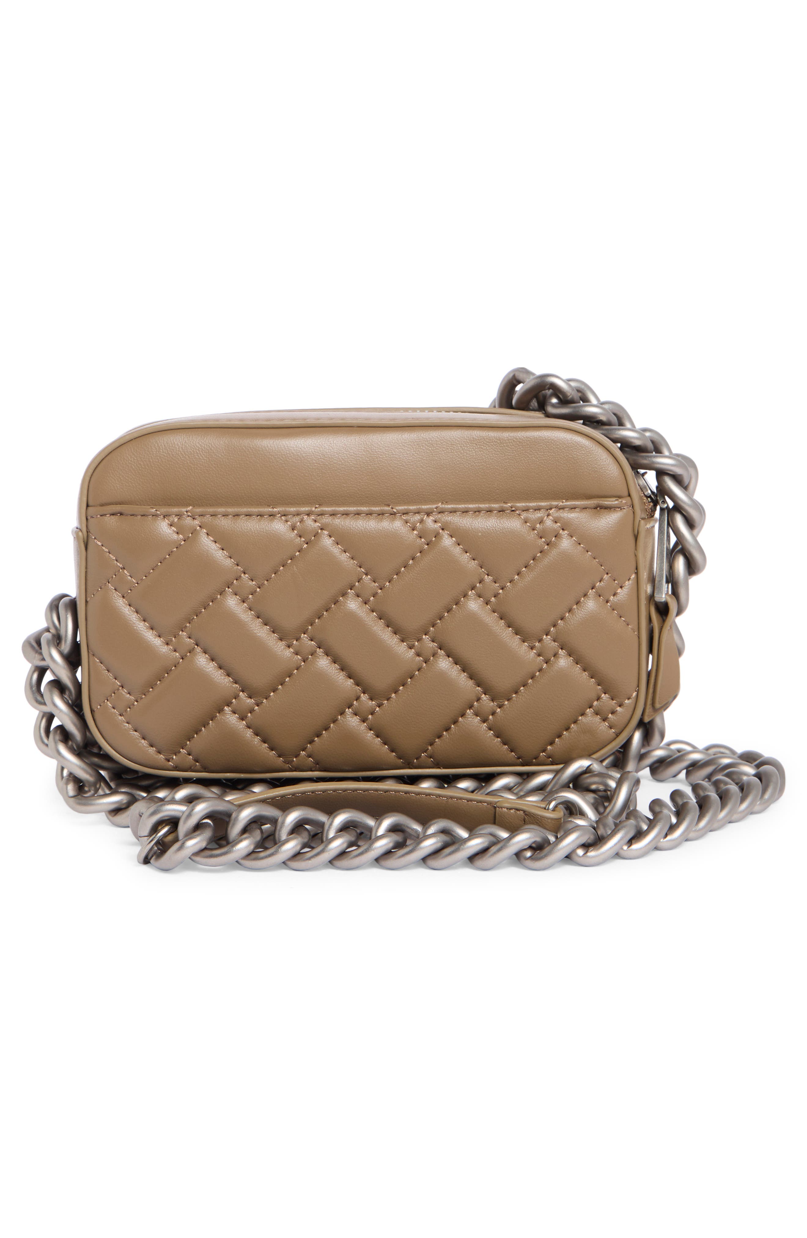 Kurt Geiger London Small Kensington Leather Camera Bag, Alternate, color, Taupe