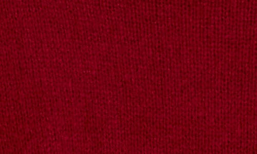 Nanette Lepore Diamond Eyelet Weave Poncho In Burgundy