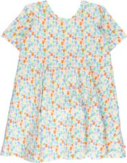 RuffleButts Knit Short Sleeve Twirl Dress