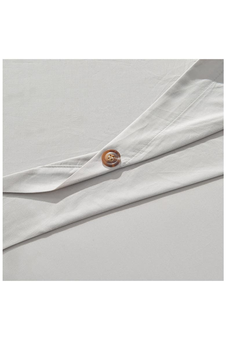 LuxeSoft Organic Cotton Sateen Duvet Cover, Alternate, color, DOVE