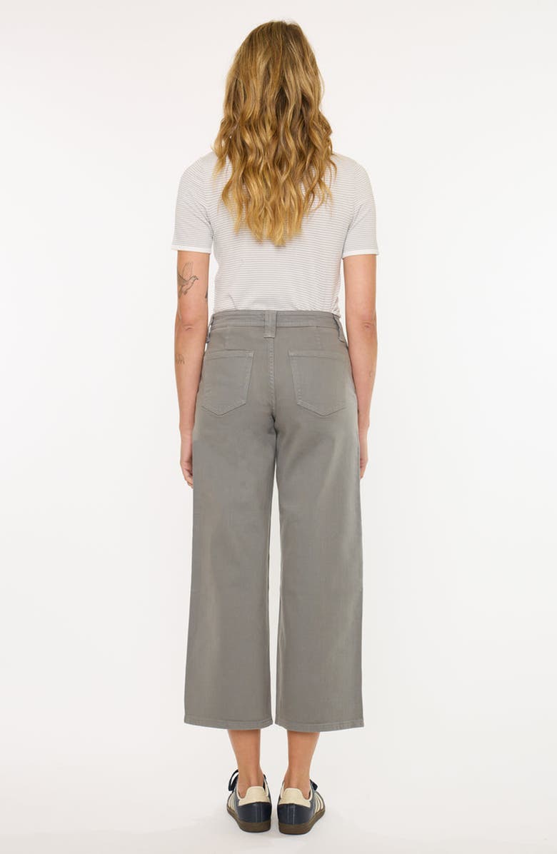 KanCan Lana High Rise Crop Wide Leg Pants, Alternate, color, Olive