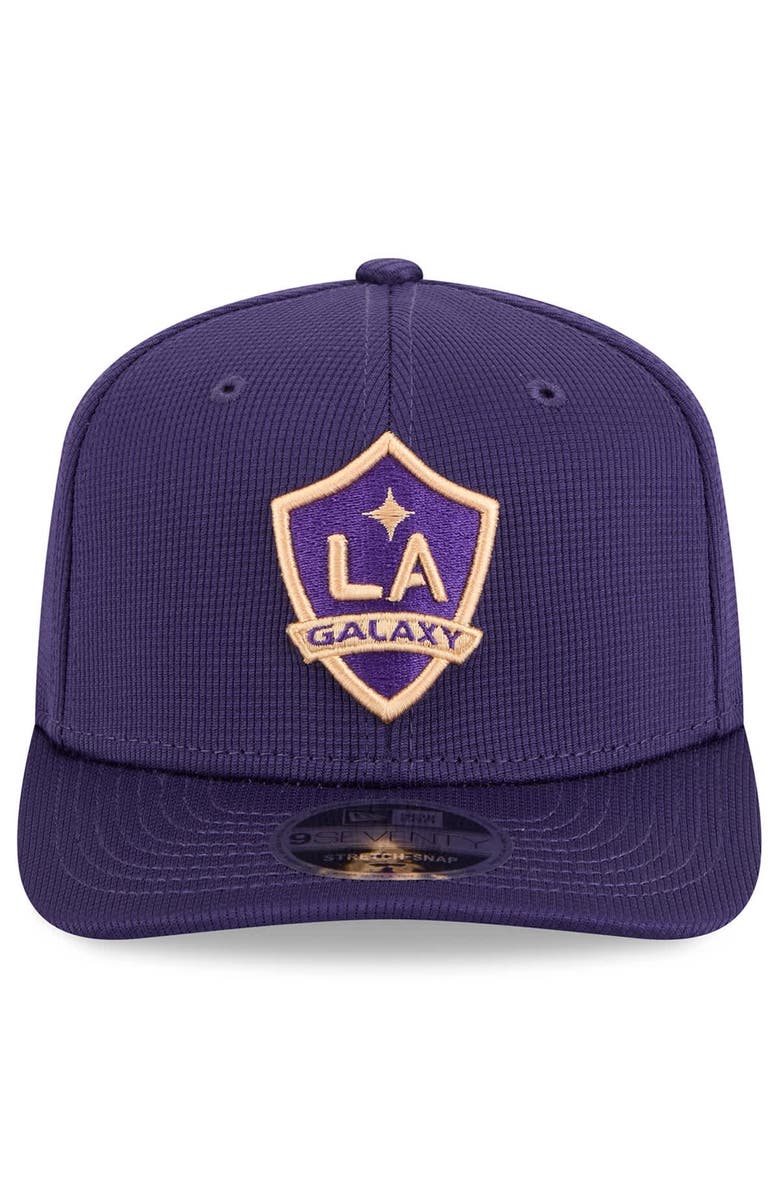 New Era Men's New Era  Purple LA Galaxy 2025 Jersey Hook 9SEVENTY Stretch-Snap Hat, Alternate, color, 