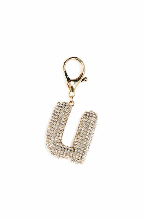 Leith Pavé Initial Bag Charm