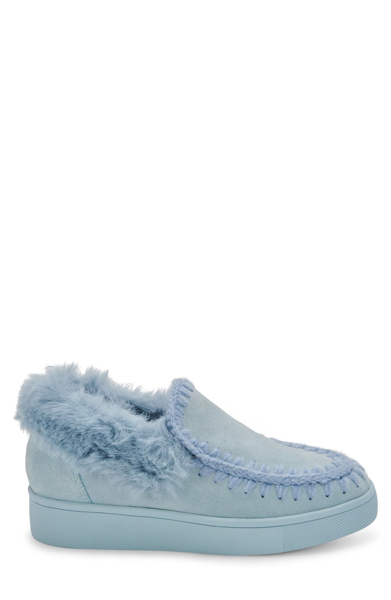 Aria Waterproof Slip-On, Alternate, color, BLUE SUEDE