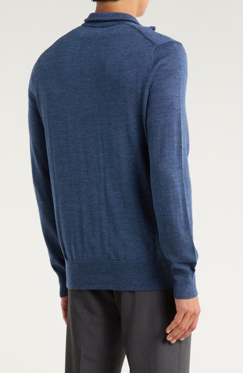 Brooks Brothers Herringbone Cotton Quarter Zip Pullover In Blue