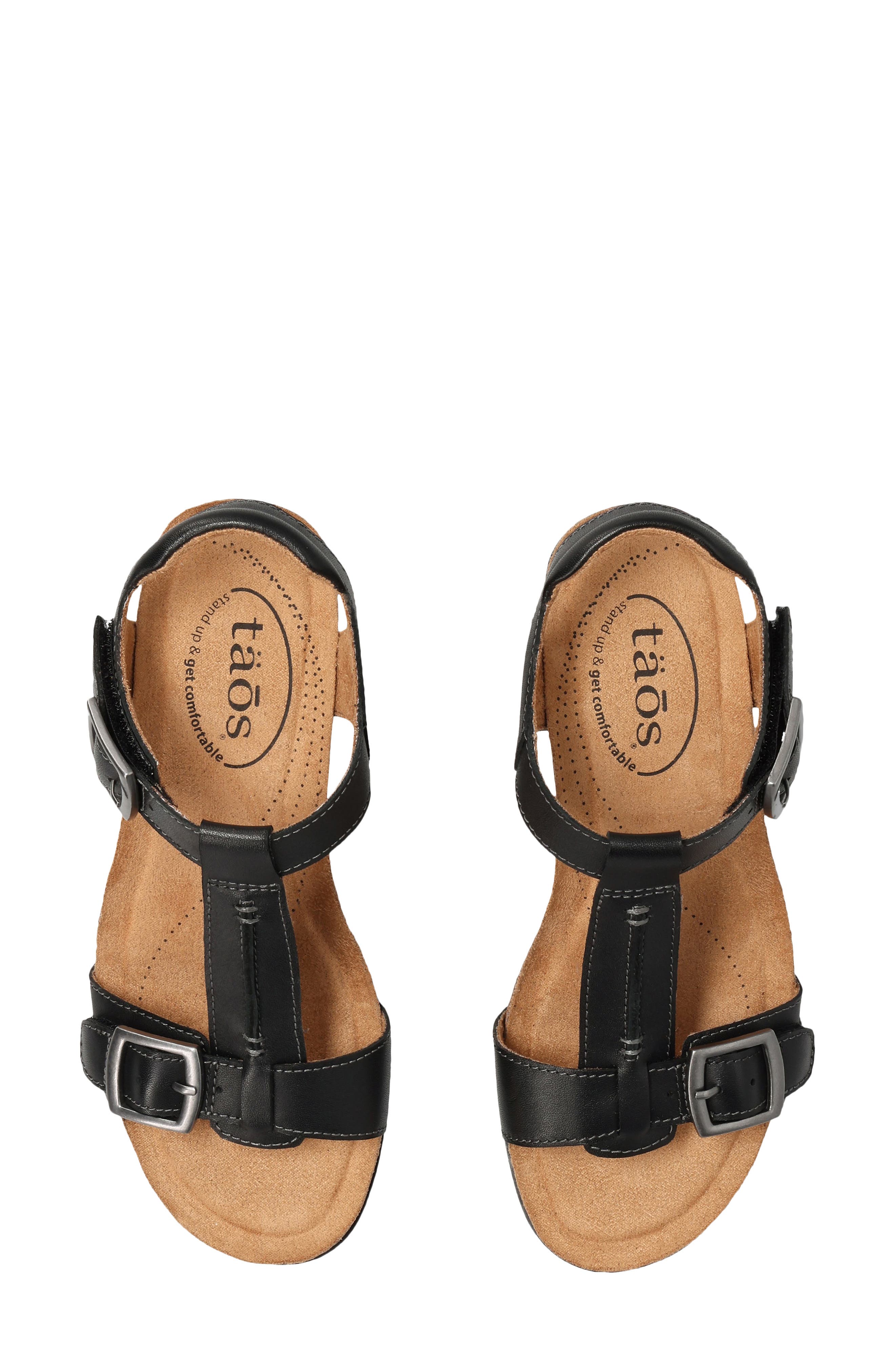 Taos Top Notch Ankle Strap Platform Wedge Sandal, Alternate, color, 