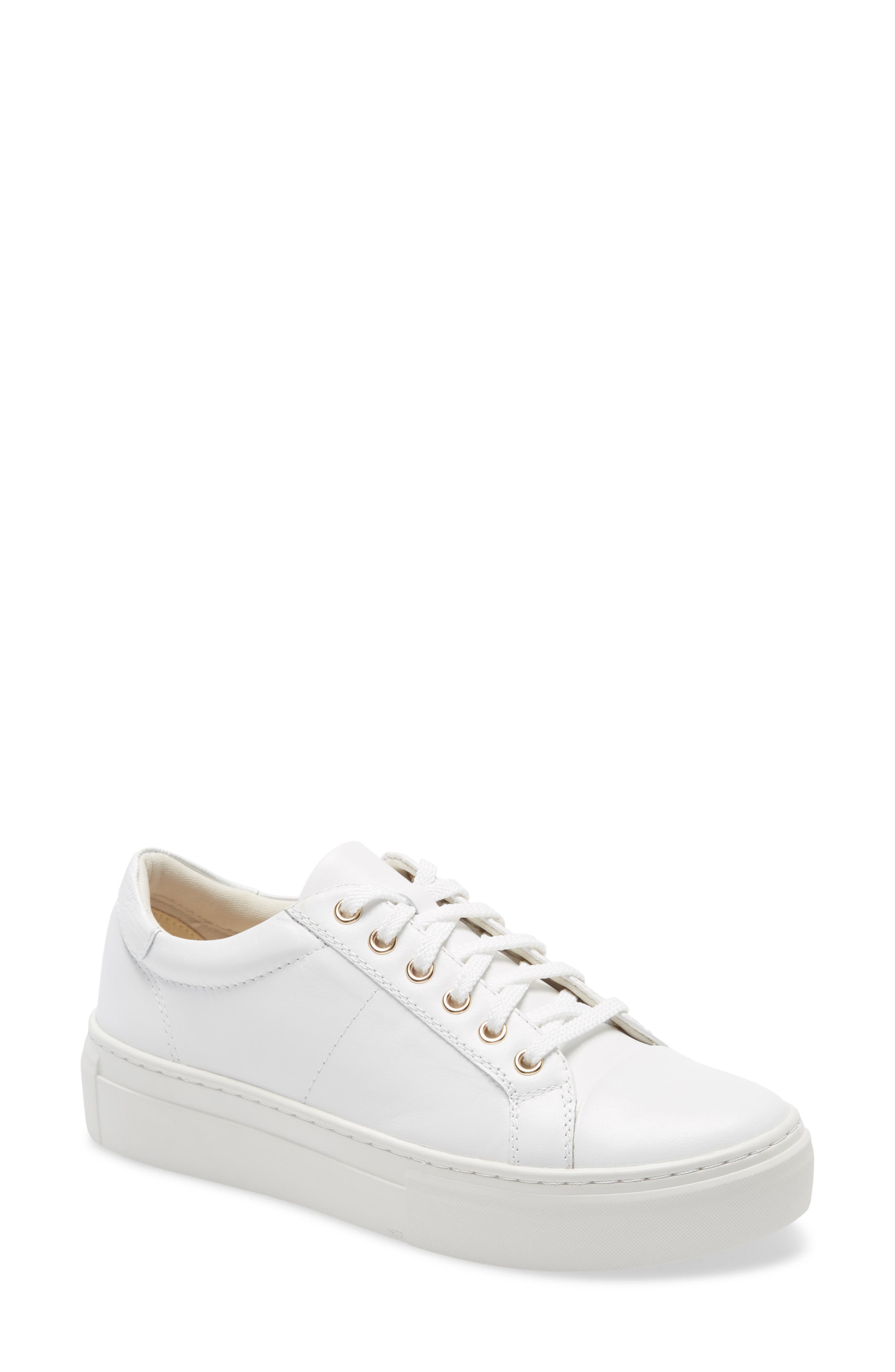 Zoe Platform Sneaker, Main, color, WHITE