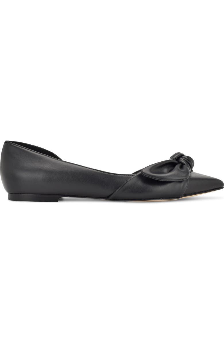 Nine West Bannie Half d'Orsay Pointed Toe Flat, Alternate, color,