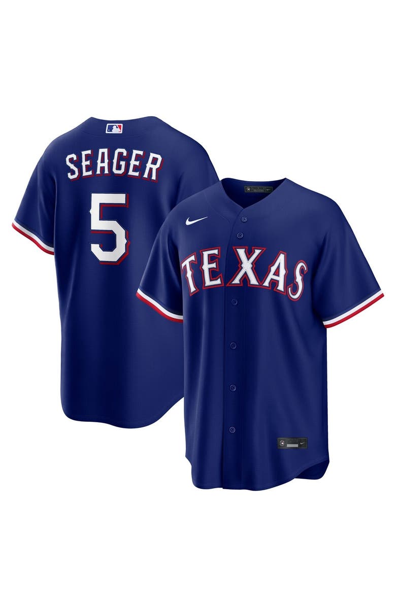 Nike Men's Nike Corey Seager Royal Texas Rangers Alternate 2 Replica Jersey, Main, color, Royal