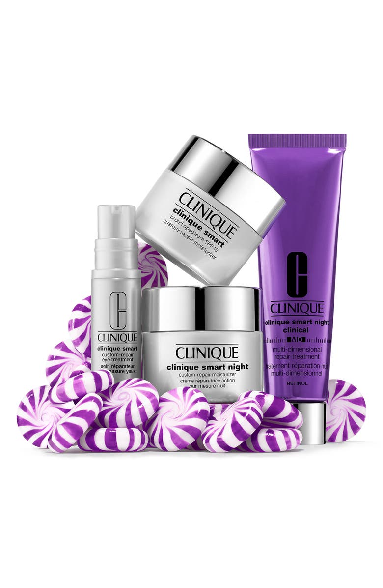 Clinique Smart Superstars Skin Care Set USD $120 Value, Alternate, color,