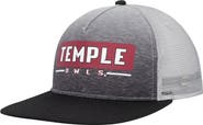 COLOSSEUM Men's Colosseum Gray Temple Owls Snapback Hat