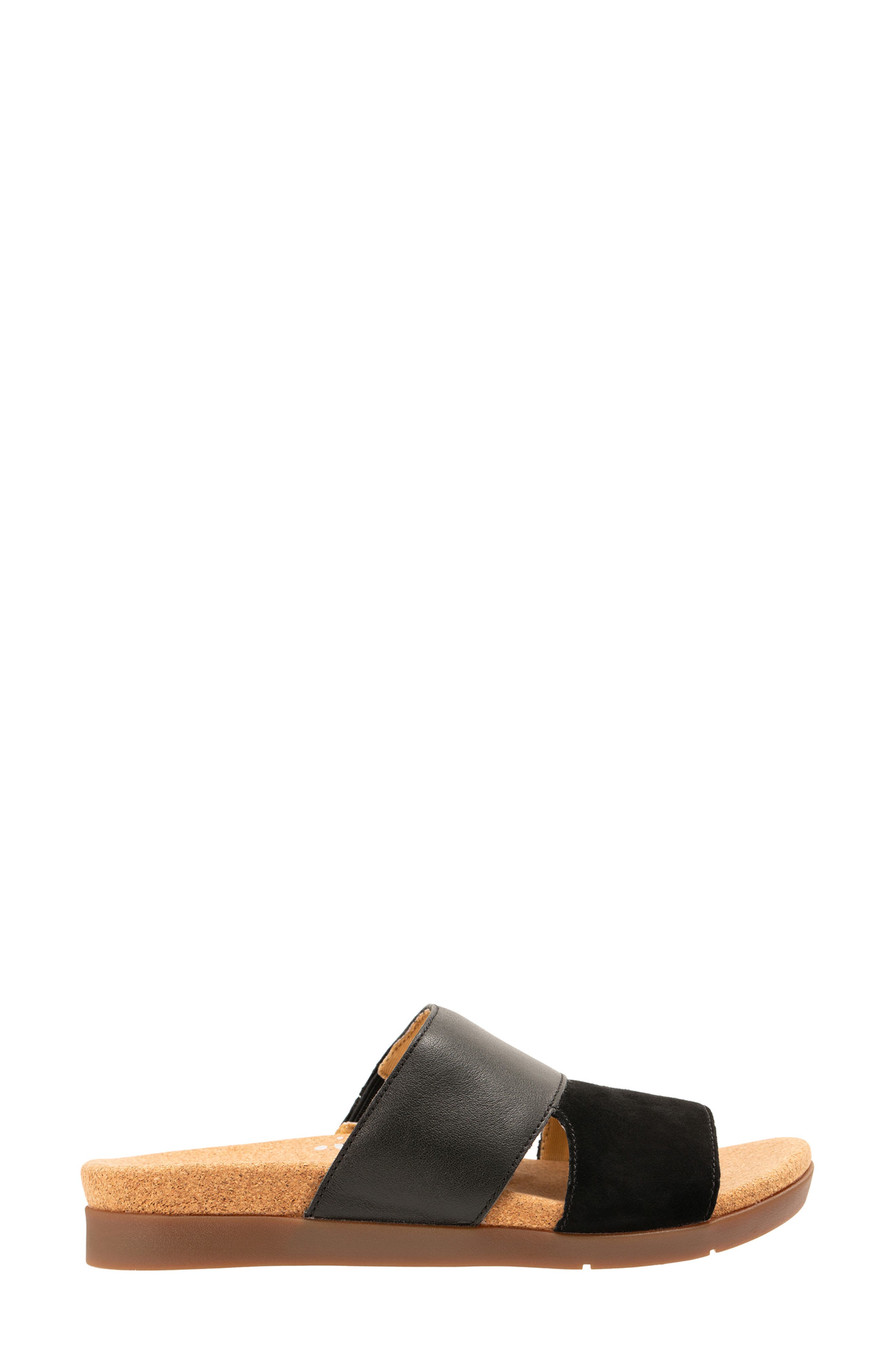 Basque Slide Sandal, Alternate, color, BLACK