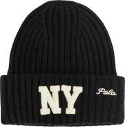 Polo Ralph Lauren NY Appliqué Wool Rib Beanie