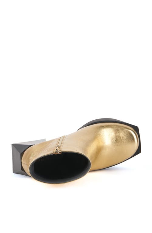 United Nude Stage Boot Mens In Gold