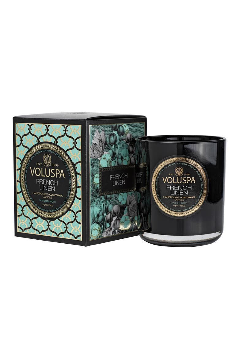 French Linen Classic Candle, Alternate, color, FRENCH LINEN