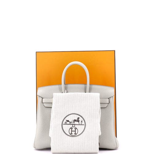 Pre-owned Hermes Hermes Birkin Handbag Grey Togo With Gold Hardware 25 In Gray
