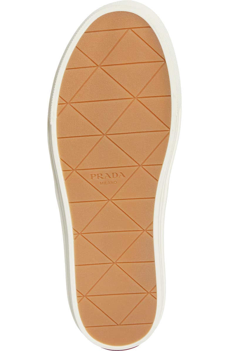 Prada Canvas Low Top Sneaker, Alternate, color, Black